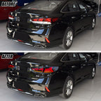 Before and after: factory vs LED tail lights on a 2018-2019 Hyundai Sonata