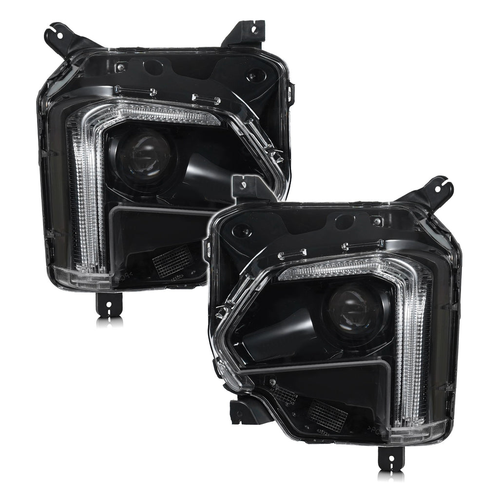 Full LED Projector Headlights Pair w/ LED DRL for Chevy Traverse (2022-2024)