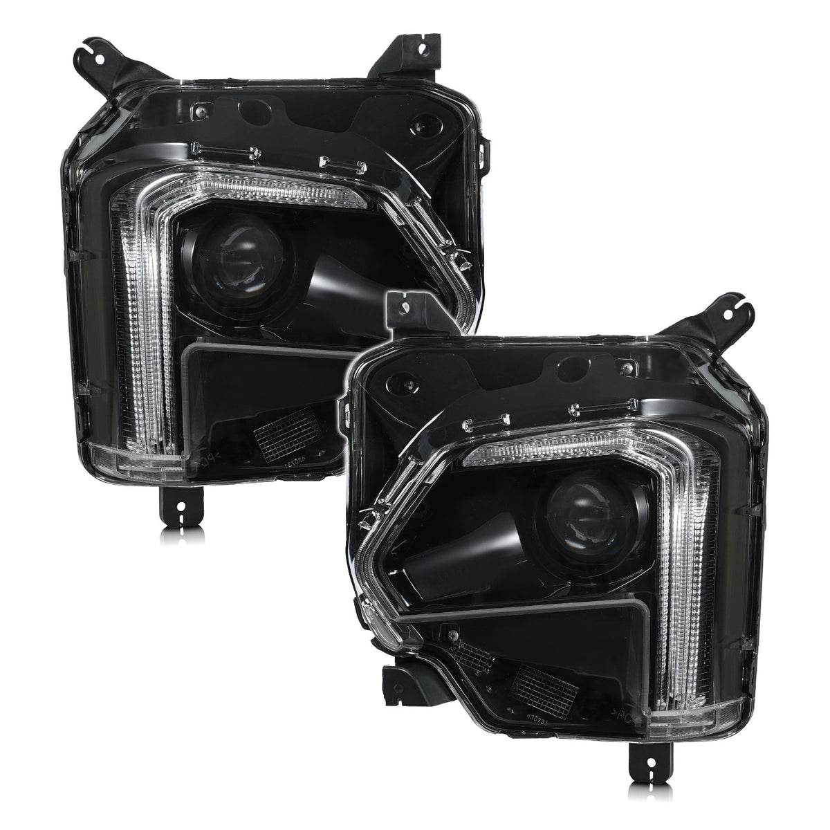 Full LED Projector Headlights Pair w/ LED DRL for Chevy Traverse (2022-2024)