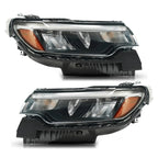 LED Reflector Headlights Pair w/o LED DRL, w/ LED Module for Jeep Compass (2022-2026)