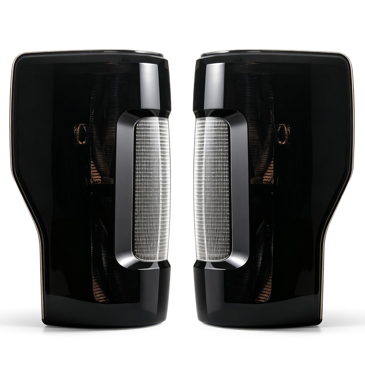 smoked halogen tail light view 2 for Ford F-250 F-350 Super Duty without BLIS (2017-2019)