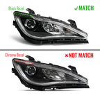 Pair halogen headlight front angle for 2017-2020 Chrysler Pacifica