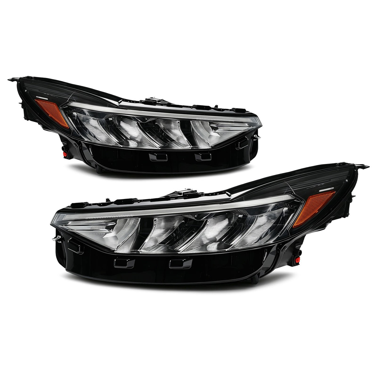 Black Full LED Headlights Pair for Ford Escape (2023-2025)