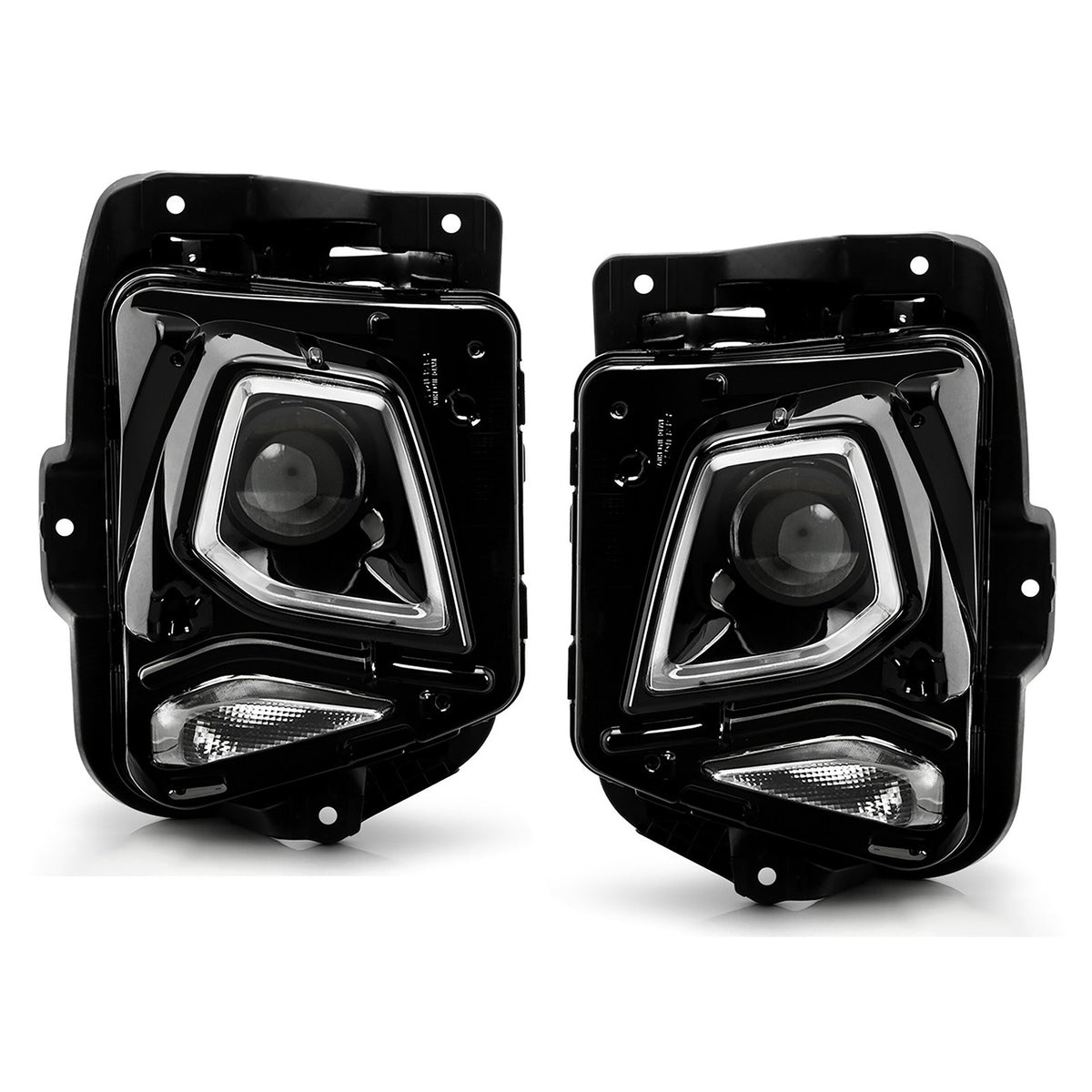 LED Projector Headlights Pair w/ Module & Bulbs for Chevy Blazer (2019-2022)