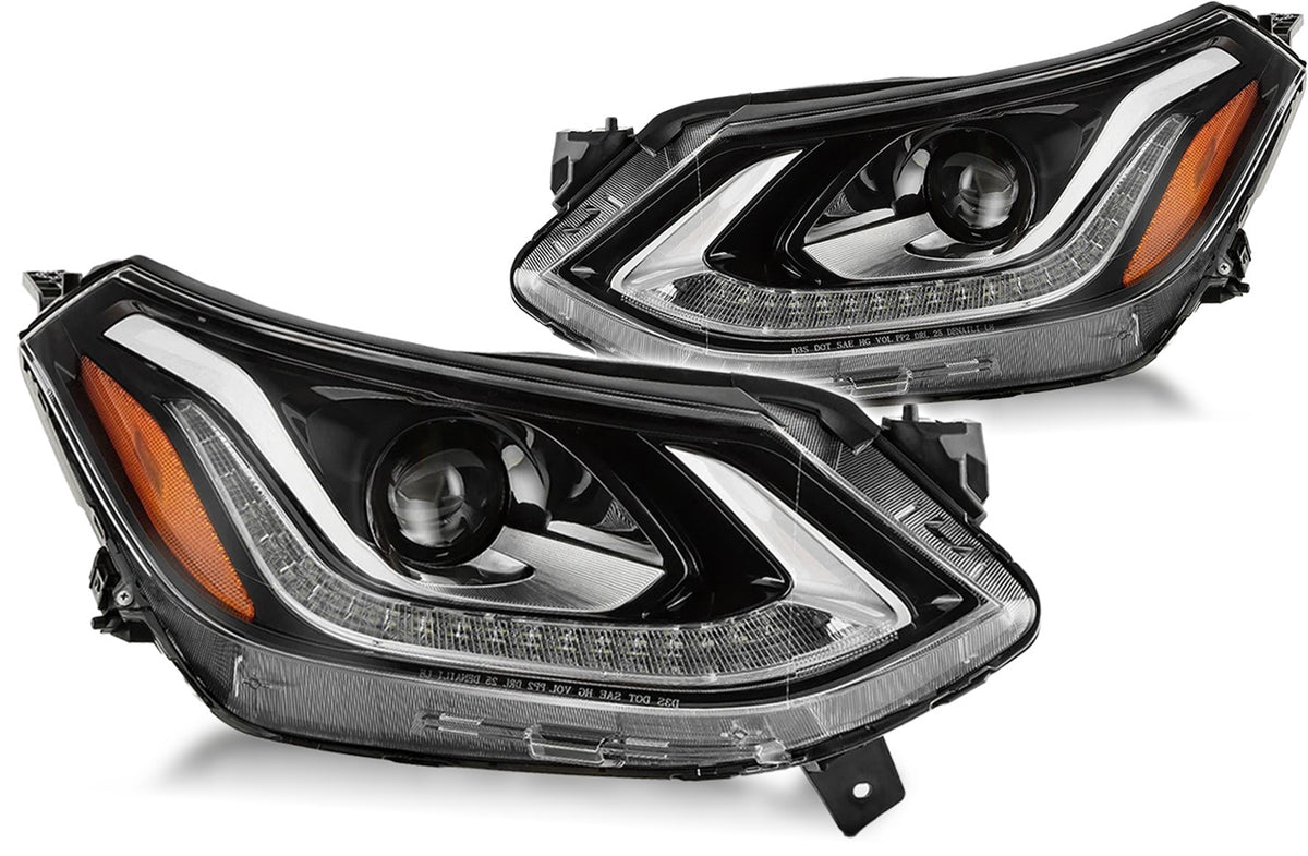 HID Projector Headlights Pair w/ LED DRL for Chevy Bolt EV (2017-2021)