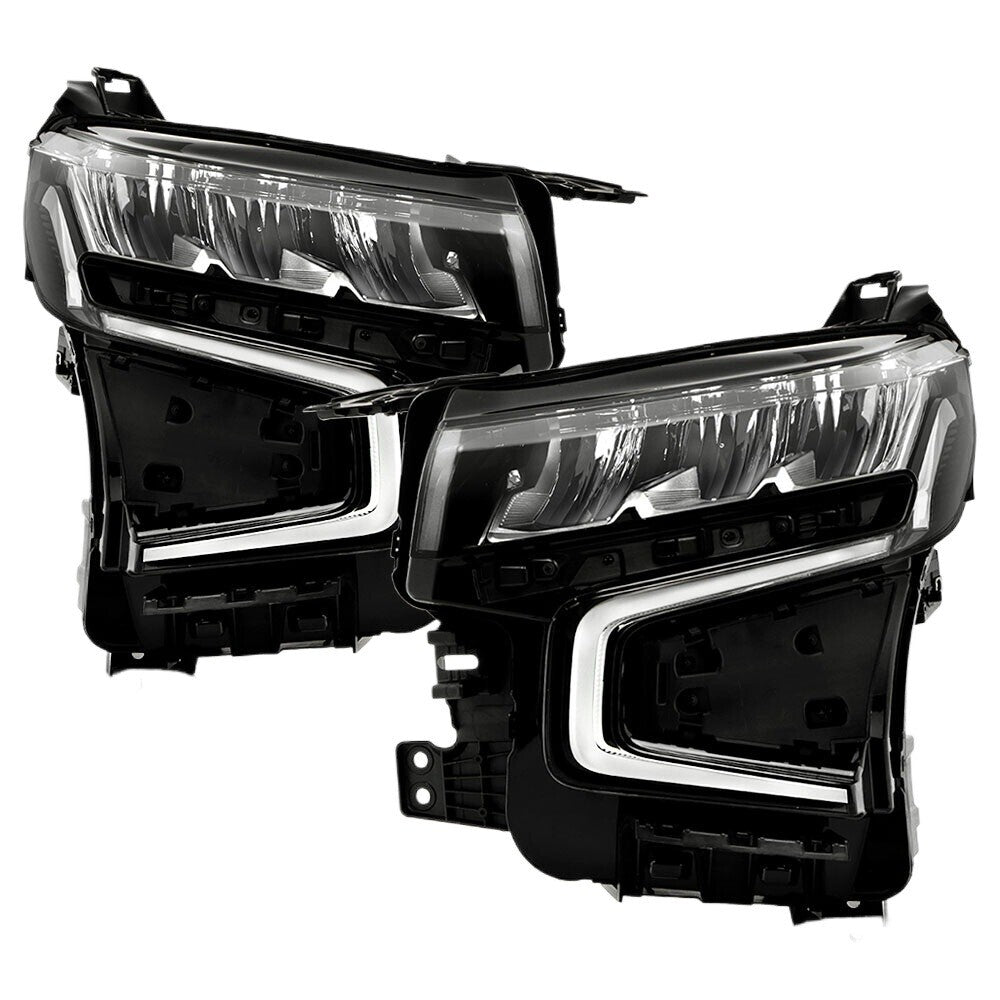 Full LED Headlights Pair w/ LED Module for Chevy Tahoe & Suburban (2021-2024)