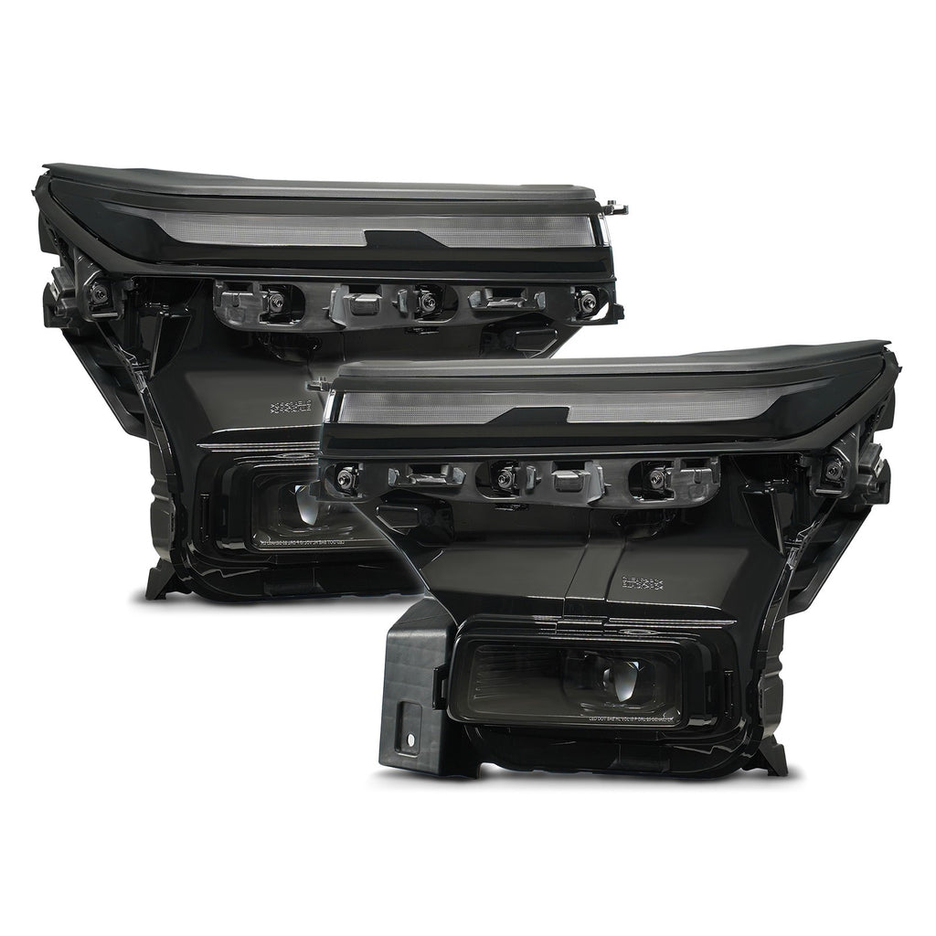 LED Headlights Pair w/o Animation, w/ LED Module for Chevy Traverse LS LT Z71 (2024-2026)