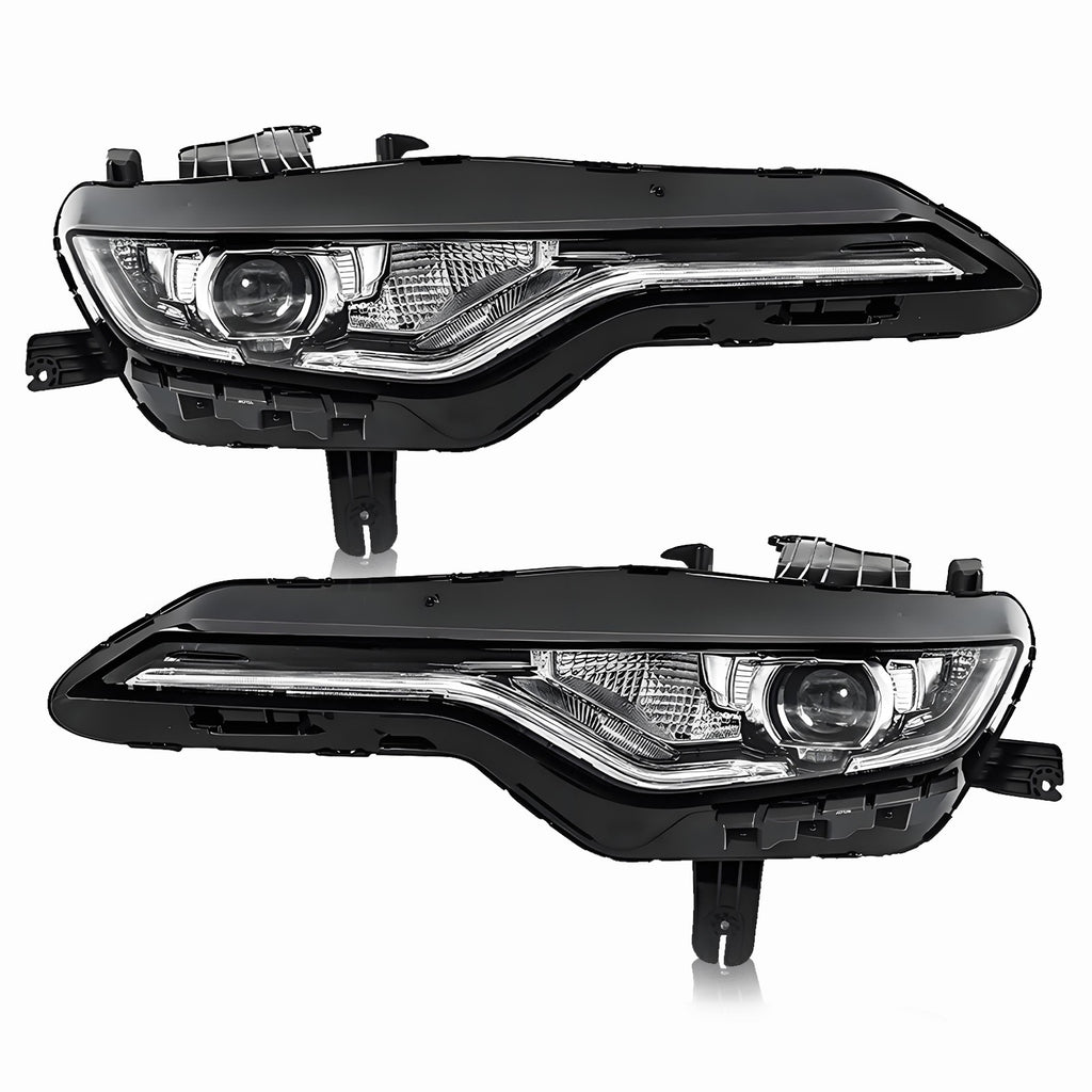 LED Headlights Pair w/ LED DRL w/o Leveling for Chevy Camaro (2019-2024)