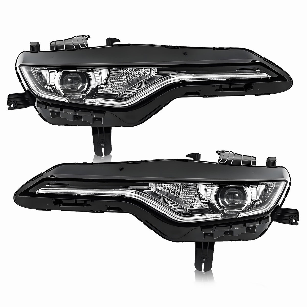 LED Headlights Pair w/ LED DRL w/o Leveling for Chevy Camaro (2019-2024)
