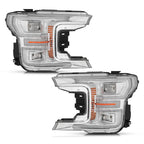 Full LED Headlights Pair w/ Chrome Bezel for Ford F-150 (2018-2020)