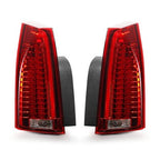 chrome red LED tail light view 2 for Cadillac CTS Sedan (2008-2013)