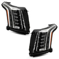 Full LED Headlights Pair w/ LED DRL & Module for Cadillac Escalade (2015-2020)