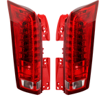 red LED tail light view 2 for Cadillac SRX (2010-2016)