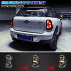 2011-2016 Mini Cooper Countryman R60 with smoked sequential LED tail lights installed