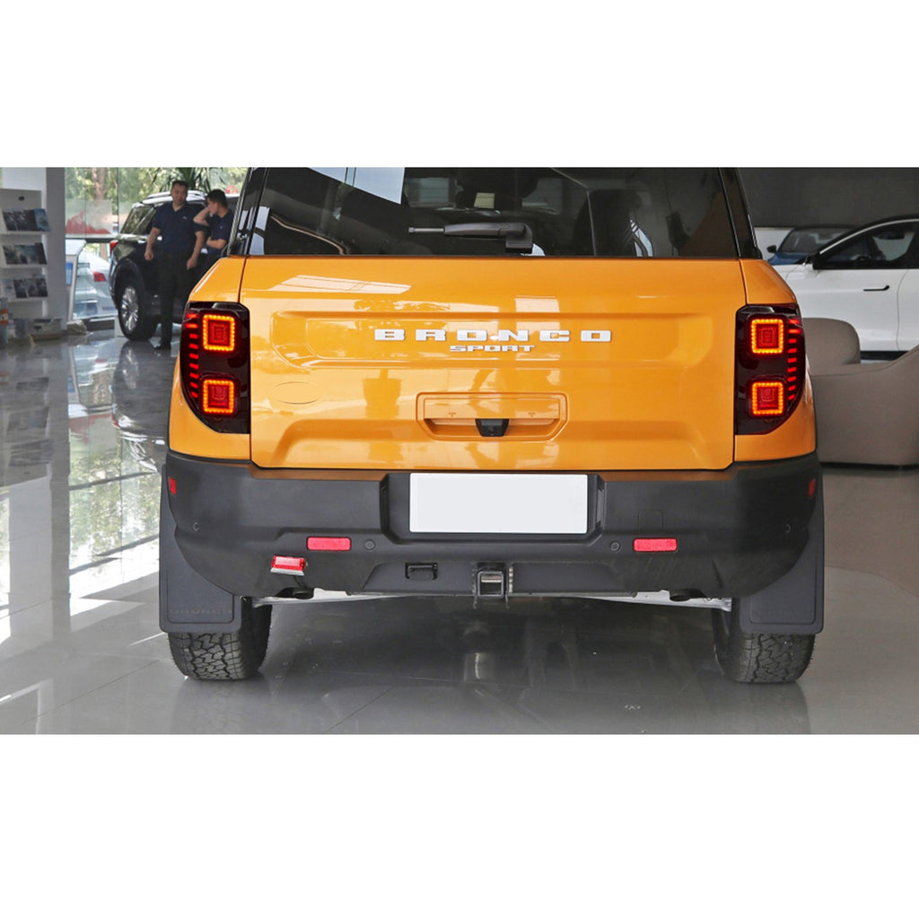2021-2026 Ford Bronco Sport with smoked sequential LED tail lights installed