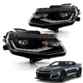 HID Projector Headlights Pair w/ LED DRL for Chevy Camaro (2016-2024)