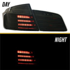 Smoked LED tail lights day and night parking lights