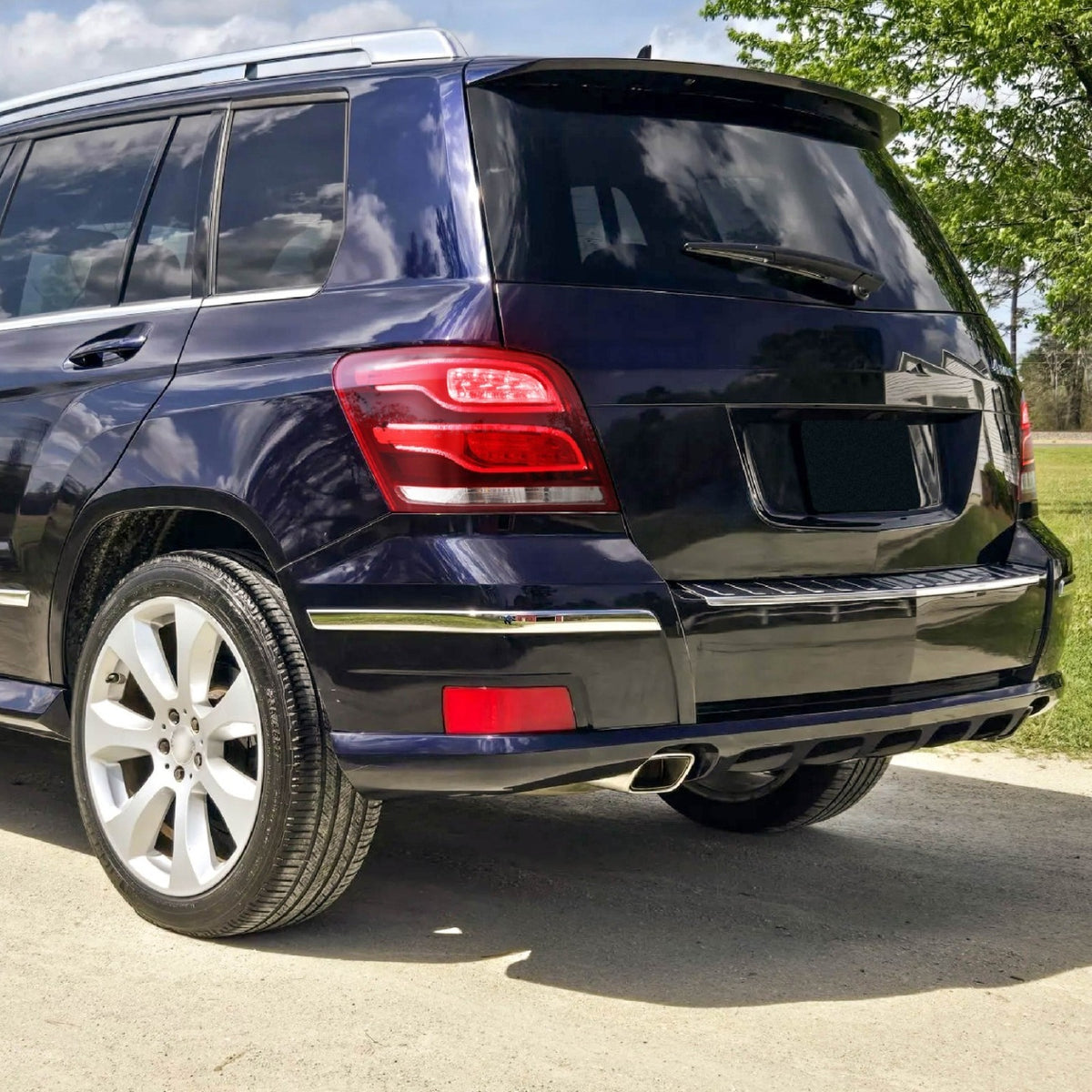 Installed on a Mercedes-Benz GLK