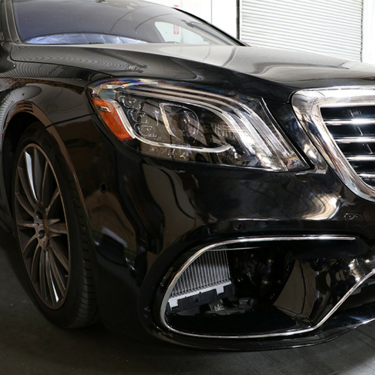 Installed on a Mercedes-Benz S-Class W222
