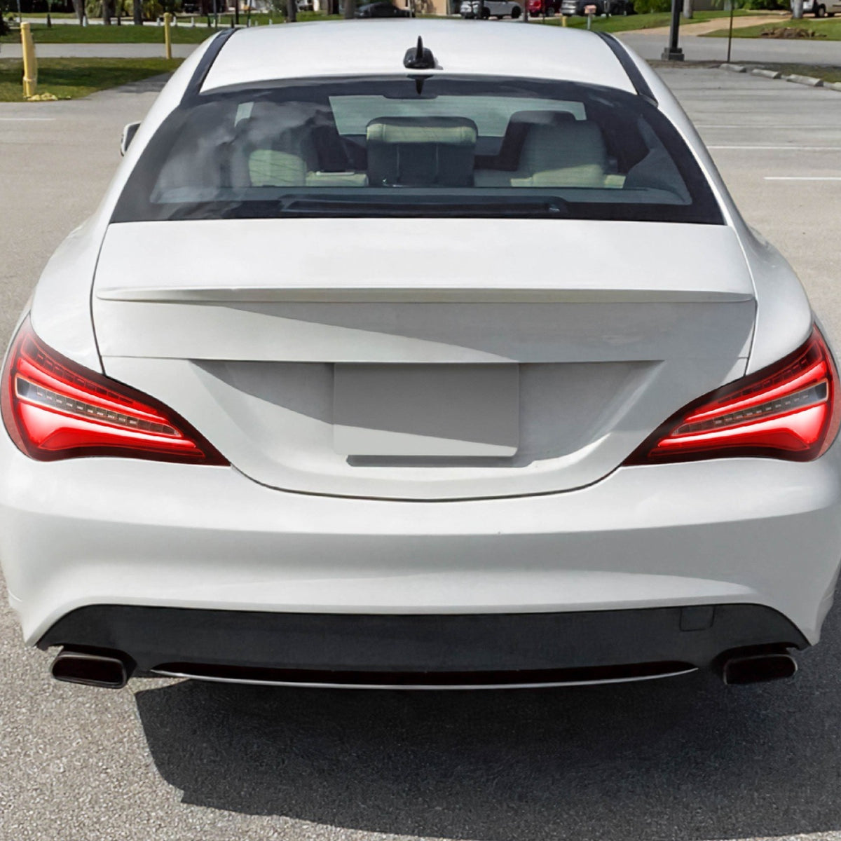 Installed on a Mercedes-Benz CLA