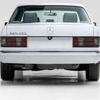 Installed on a Mercedes-Benz W126 sedan