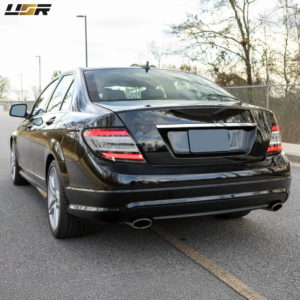 Installed on a Mercedes-Benz W204