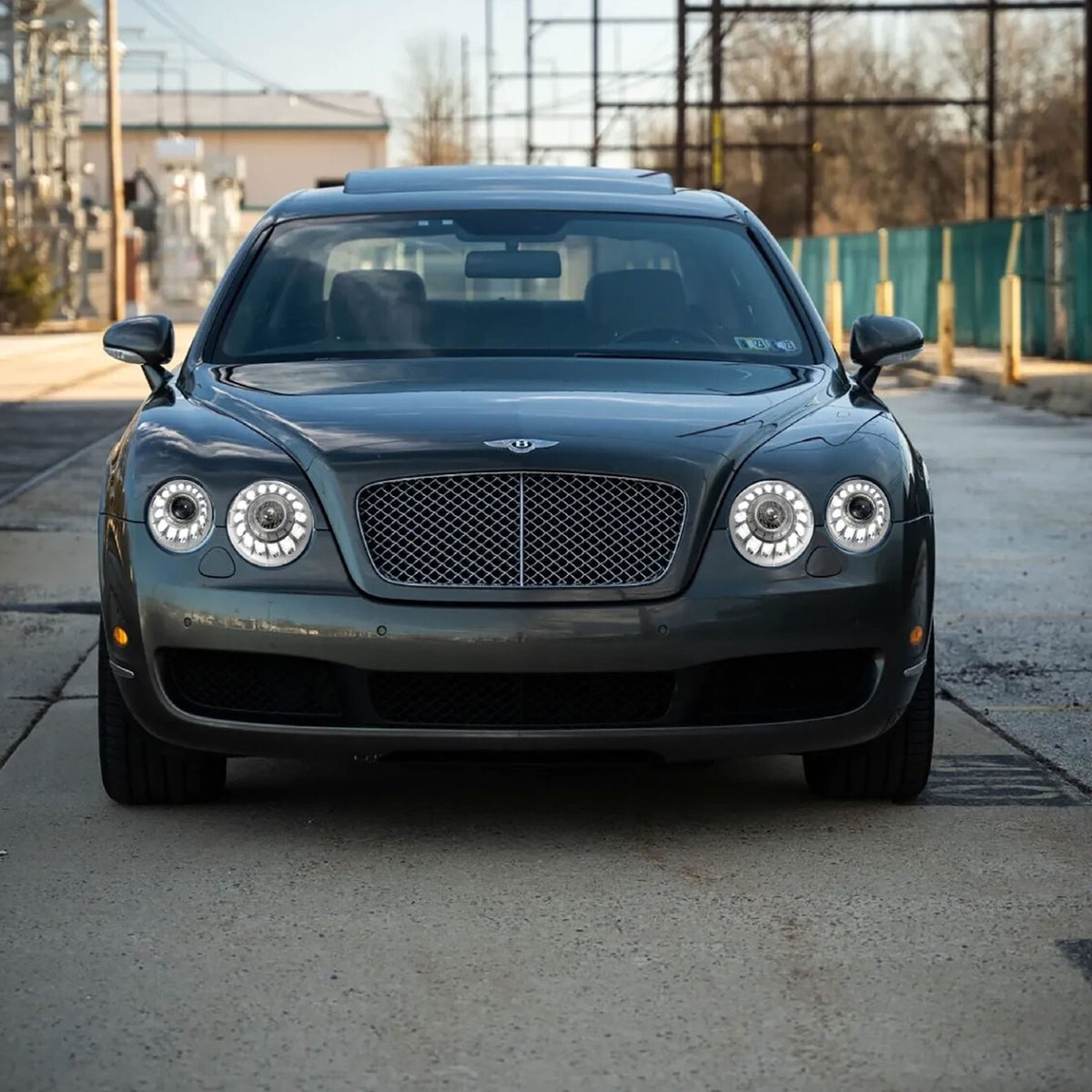 Installed on a Bentley Continental Flying Spur