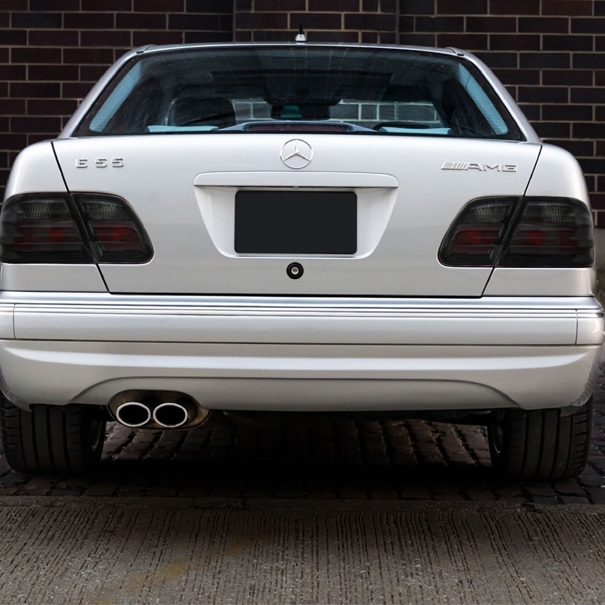 Installed on a Mercedes-Benz W210