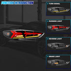 Running, brake, turn and reverse functions of the 2018-2019 Hyundai Sonata LED tail light