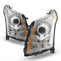 Chrome HID Headlights Pair w/ AFS for Cadillac SRX (2010-2016)