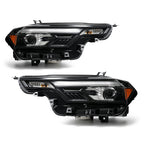 LED Projector Headlights Pair w/ LED Module & Halogen Turn Signal for Chevy Colorado (2023-2026)