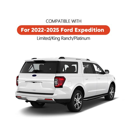 chrome LED tail light view 3 for Ford Expedition Limited King Ranch Platinum (2022-2024)