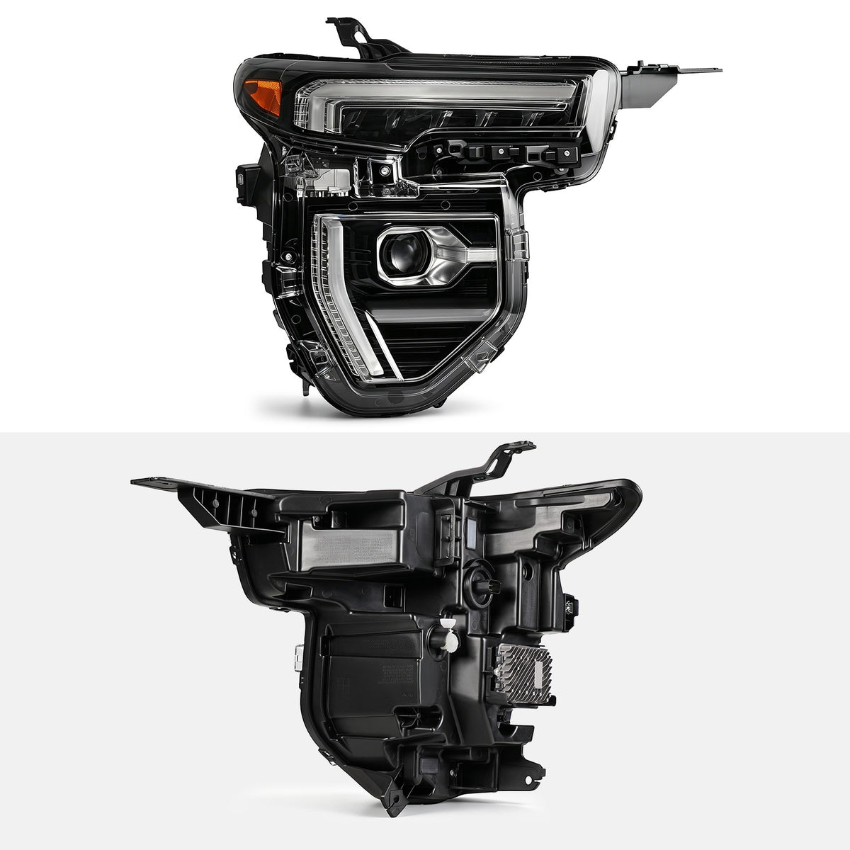 Pair LED headlight front angle for 2023-2026 GMC Canyon