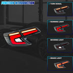 Running, brake, turn and reverse functions of the 2012-2014 Toyota Camry LED tail light