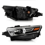 Halogen Headlights Pair w/ Bulbs for Ford Taurus (2016-2019)