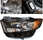 Pair halogen projector headlight front angle for 2015-2018 Ford Edge Sport