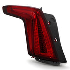 dark red LED tail light view 3 for Cadillac XT5 (2020-2025)