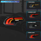 Running, brake, turn and reverse functions of the 2006-2011 Honda Civic Sedan LED tail light