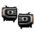 Full LED Headlights Pair for GMC Sierra 1500 (2016-2018) & 2019 Sierra Limited