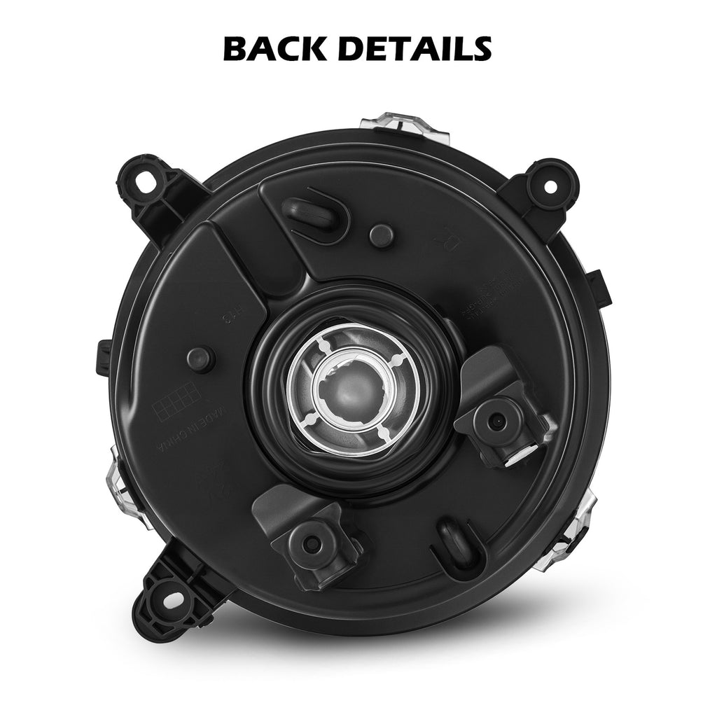 Chrome Halogen headlight features and specifications for 2007-2017 Jeep Patriot
