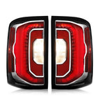 chrome LED tail light view 3 for GMC Sierra 1500 Factory LED Models (2016-2018)
