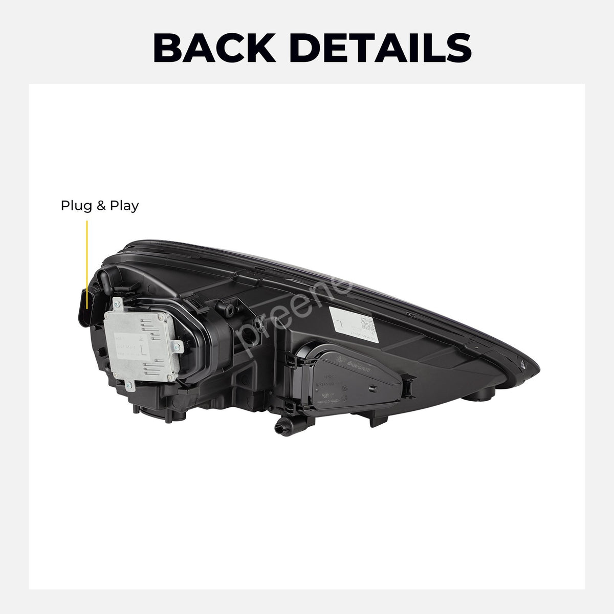 2025 Style Full LED headlight features and specifications for 2011-2014 Porsche Cayenne 958