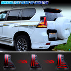 Running light start-up animation on the 2010-2023 Lexus GX460 LED tail lights