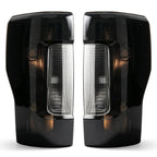 smoked halogen tail light view 3 for Ford F-250 F-350 Super Duty without BLIS (2017-2019)