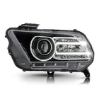 Left HID headlight side angle for 2013-2014 Ford Mustang