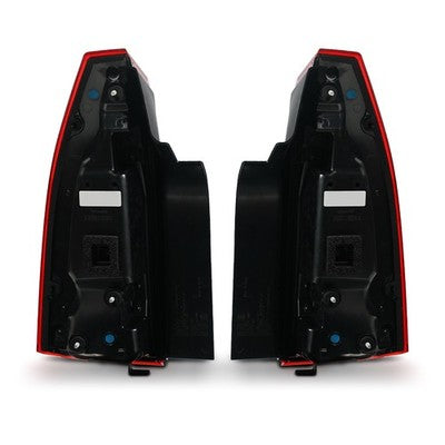 chrome red LED tail light view 3 for Cadillac CTS Sedan (2008-2013)