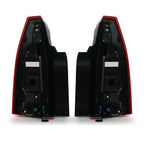 chrome red LED tail light view 3 for Cadillac CTS Sedan (2008-2013)