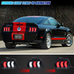 Running light start-up animation on the 2005-2009 Ford Mustang LED tail lights