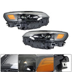 Pair LED headlight front angle for 2019-2023 Jeep Cherokee