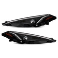 LED Headlights Pair w/ LED Module w/o Leveling Motor, 10-Pin for Chevy Corvette C8 (2020-2027)